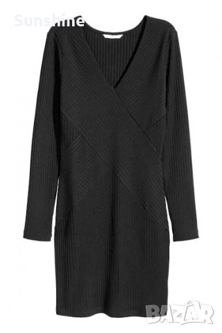 Нова черна рокля H&M, снимка 3 - Рокли - 30643541