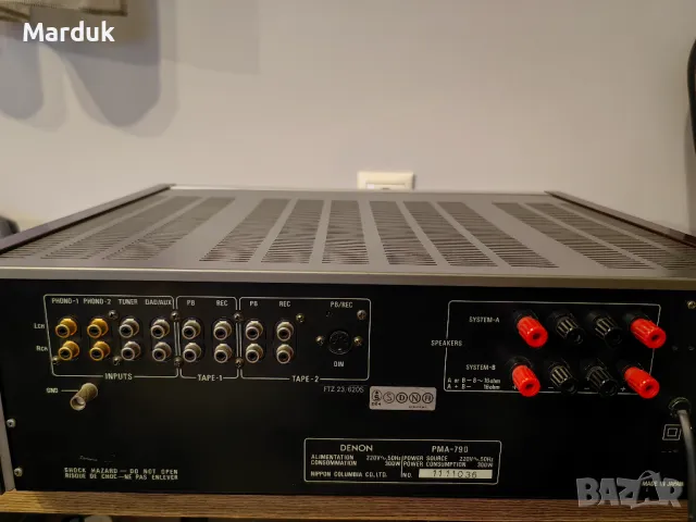 Denon PMA-790, снимка 8 - Ресийвъри, усилватели, смесителни пултове - 49172571