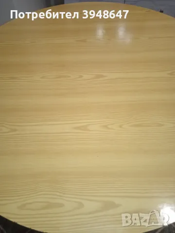 Кръгла трапезна маса, снимка 2 - Маси - 47540353