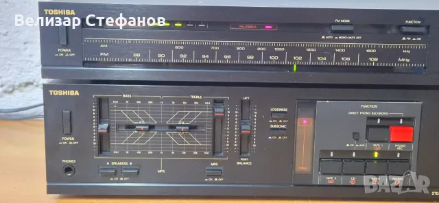 TOSHIBA SB-M36 + ST-U22 – СТЕРЕО УСИЛВАТЕЛ + СТЕРЕО ТУНЕР, снимка 3 - Ресийвъри, усилватели, смесителни пултове - 56319433