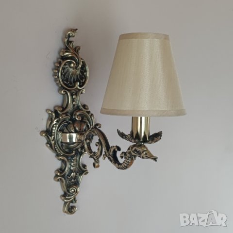 Старинен барок.Луксозно класическо осветление за хол,всекидневна -месингов полилей, лампа, снимка 18 - Полилеи - 22895966