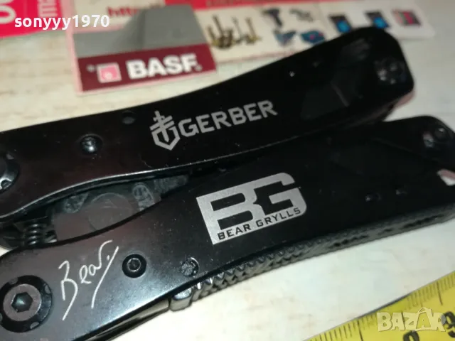 GERBER-BEAR GRYLLS-КЛЕЩИ МЕТАЛНИ СГЪВАЕМИ 2002251916, снимка 9 - Екипировка - 49212930