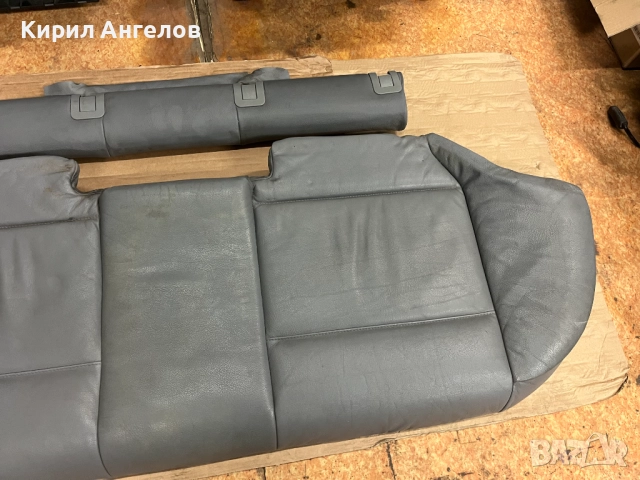 Задни кожени сиви седалки за BMW E46 Комби, снимка 6 - Части - 52949583