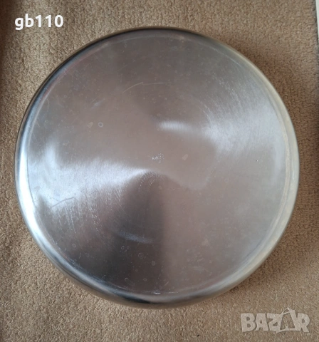 Неръждаема тава, Завод „Хром“ – Силистра, около 1980 г., снимка 2 - Съдове за готвене - 53372349