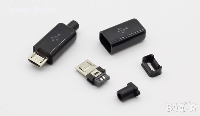Micro USB букса тип B - разглобяема, снимка 2 - Друга електроника - 40224801