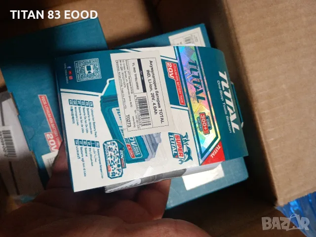 Акумулаторна батерия TOTAL Industrial, Li-Ion, 20 V, 4.0 Ah, снимка 3 - Други инструменти - 47764844