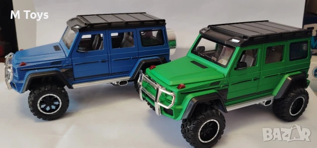 Метални офроуд джипове 1:24 – със звук, светлина и отварящи се врати! 