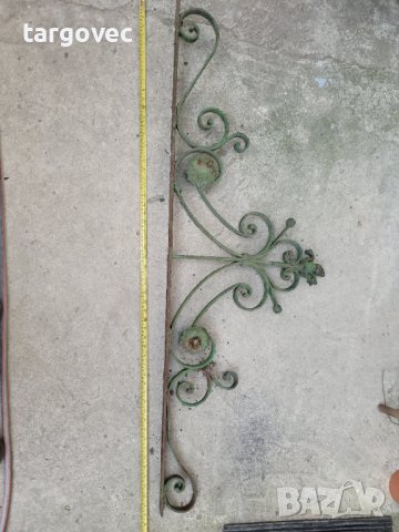 Старинен кован орнамент връх за врата, снимка 2 - Антикварни и старинни предмети - 42373328