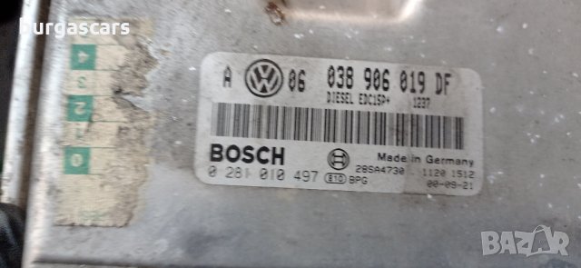 Компютър двигател 038 906 019 DF Vw Golf 4 19.TDI - 140лв, снимка 3 - Части - 35533639