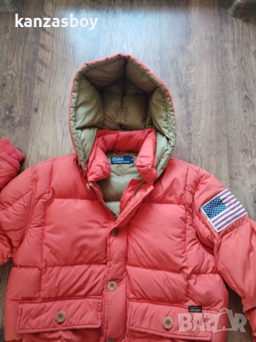 Polo Ralph Lauren Jacket Puffer USA Flag Down Expedition - ДЕБЕЛО пухено яке М, снимка 2 - Якета - 52433002