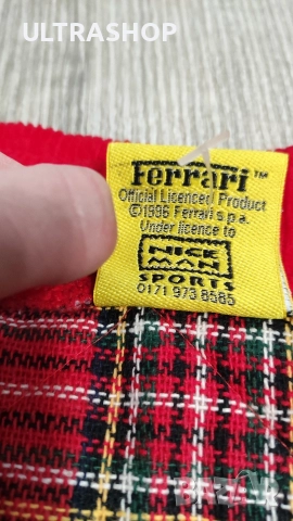 Мъжки елек Ferrari M size 1996 Vintage, снимка 5 - Суичъри - 52877073