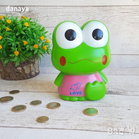 2987 Спестовна детска касичка жабка мече, снимка 2 - Други - 37627198