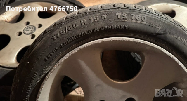 Лети джанти 177/60 R15, снимка 2 - Гуми и джанти - 53884966