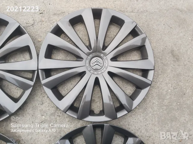 4 броя оригинални тасове за Citroen C4 16, снимка 5 - Аксесоари и консумативи - 49506601