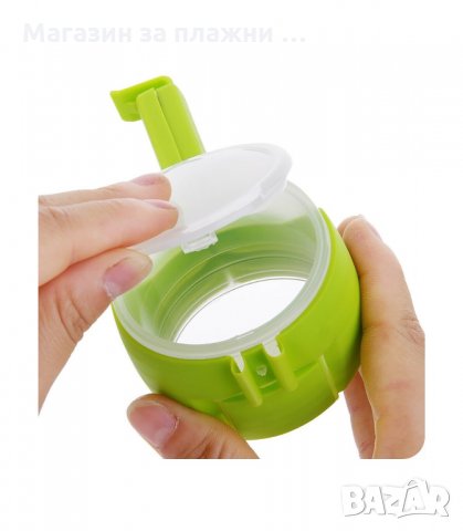 ПЛАСТМАСОВА ЩИПКА ЗА ПЛИКОВЕ С КАПАЧКА ЗА ОТСИПВАНЕ - код 2503, снимка 8 - Аксесоари за кухня - 34195088