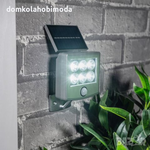 4 броя Соларен фенер със сензор за движение.за стена, за окачване,10х7х20 см , снимка 4 - Соларни лампи - 40456176