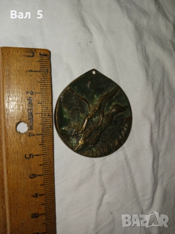 Стар ловен бронзов медал - ДИВА ПАТИЦА