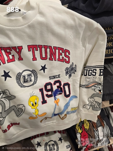 дамски блузи LOONEY TUNES, снимка 4 - Блузи с дълъг ръкав и пуловери - 52787792