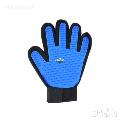 Лява груминг ръкавица за вчесване/отстраняване на мъртва козина/баня/масаж Ръкавици за кучета/котки, снимка 1