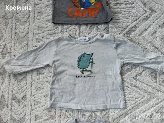 Лот дрехи Chicco, Boboli, Zara Размер: 6 месеца, снимка 5 - Бебешки блузки - 56322893