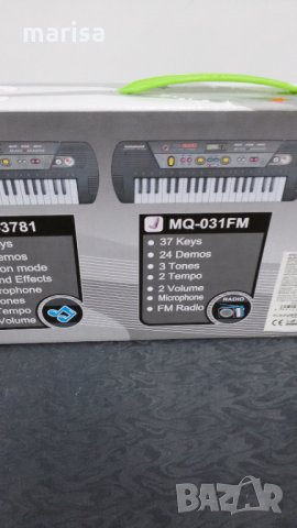 Музикална йоника с микрофон и радио, включени батерии, кутия -  380125, снимка 5 - Музикални играчки - 35055251