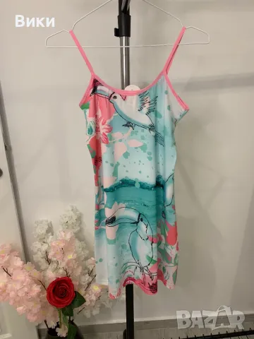 Рокля\нощница размер S-M, снимка 4 - Рокли - 49337543