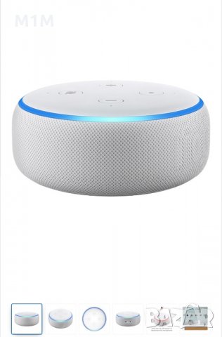 Тонколона Amazon Echo Dot 3, Alexa, снимка 4 - Тонколони - 33770983