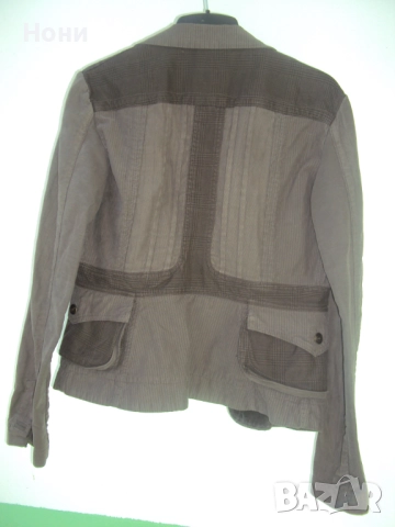 Кафяво сако оригинално на Just Cavalli ръст S, снимка 4 - Сака - 51466070