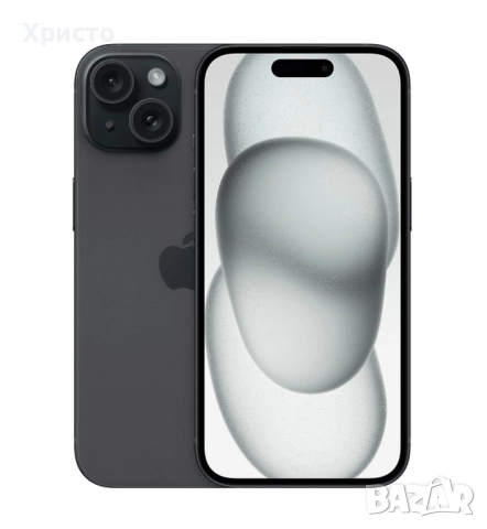 НОВ!!! Apple iPhone 15, 128GB, 5G, Black + подарък оригинален адаптер Apple, снимка 2 - Apple iPhone - 52809443