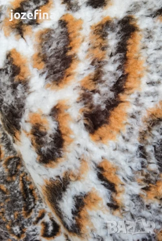 Комплект мъхести тигрови/ягуар покривки за легла и калъфки за възглавници., снимка 2 - Олекотени завивки и одеяла - 50660165