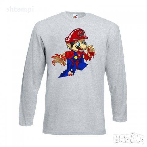 Мъжка тениска Mario Zombie 4 Игра,Изненада,Подарък,Празник,Повод, снимка 10 - Тениски - 37237685