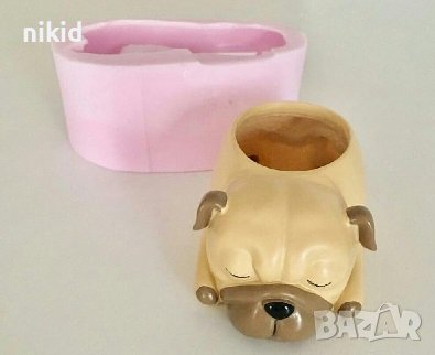 3D Куче силиконов молд форма калъп свещ свещник кашпа гипс, снимка 4 - Форми - 40136228