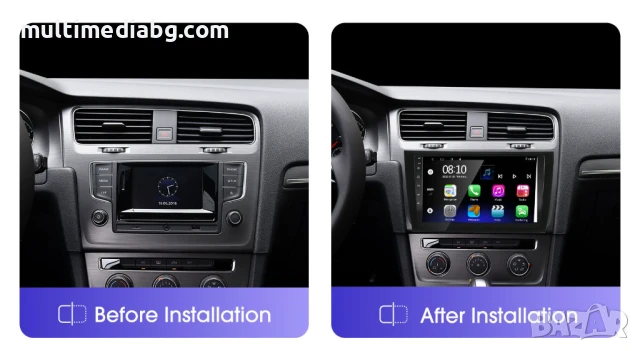 Volkswagen Golf 6 2008 - 2016 Мултимедия Навигация Android, снимка 2 - Аксесоари и консумативи - 51116795