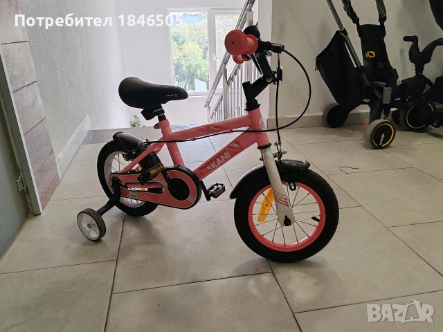 Makani Детски велосипед 12`` Windy Pink, снимка 2 - Детски велосипеди, триколки и коли - 54338636