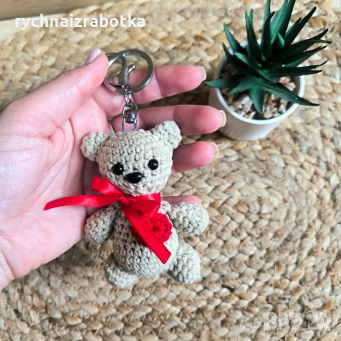 Ключодържател плетено мече, снимка 3 - Други - 50502772