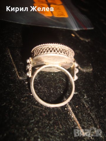 19 ВЕК ФИЛИГРАНЕН СРЕБЪРЕН ПРЪСТЕН МАЙСТОРСКА РЪЧНА ИЗРАБОТКА УНИКАТ ВИСОКА ПРОБА СРЕБРО 98588, снимка 13 - Антикварни и старинни предмети - 33737027