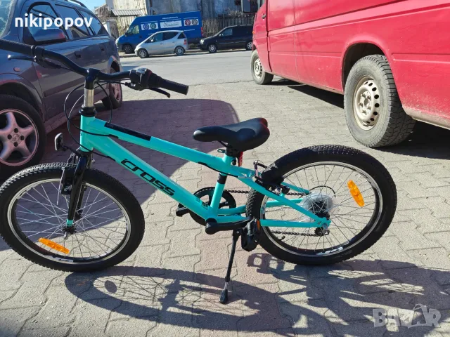 CROSS Велосипед 20" SPIDER син, снимка 7 - Велосипеди - 56528792