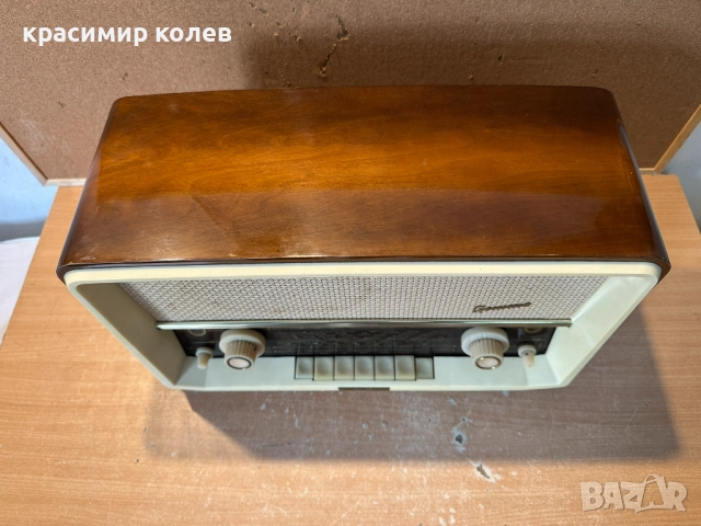 лампов радиоапарат "PHILIPS GEMMA 304", снимка 7 - Антикварни и старинни предмети - 51981889
