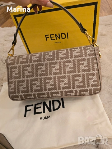 Налична чанта Fendi Baguette, снимка 3 - Чанти - 53322156