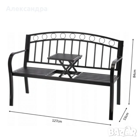 Градинска пейка 2 в 1 с разтегателна маса - удобство и функционалност, снимка 5 - Други стоки за дома - 53907325