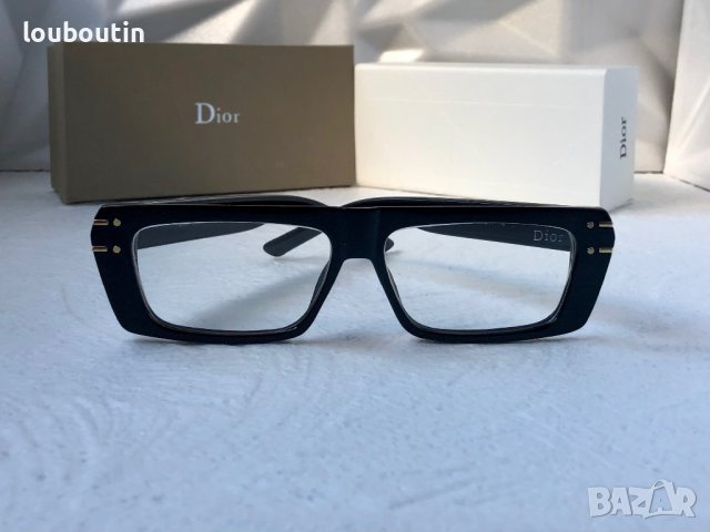 Dior 2023 дамски слънчеви очила правоъгълни маска прозрачни , снимка 3 - Слънчеви и диоптрични очила - 40646081