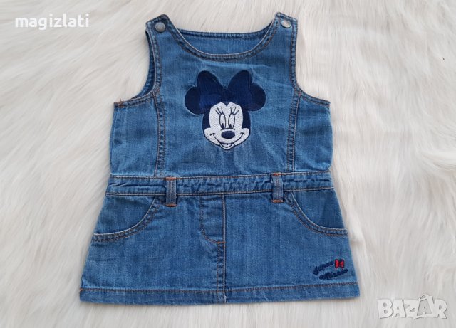 Дънков сукман Мини Маус 3-6 месеца, снимка 7 - Бебешки рокли - 42765707