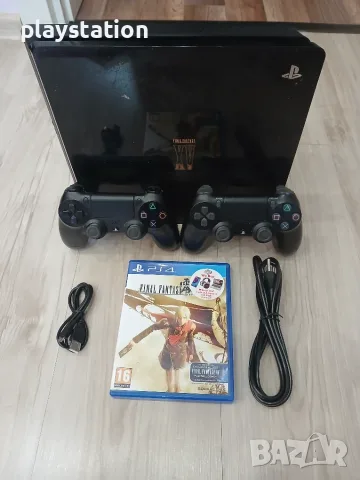 Лимитирана конзола PS4 Slim 1TB Final Fantasy XV Luna Edition + 2 джойстика и игра