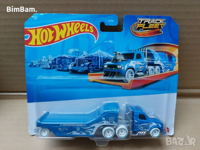 Камиони / колички Hot Wheels - 20 модела  Track Fleet - Nitro Rail, снимка 2 - Коли, камиони, мотори, писти - 51551959