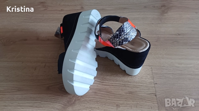 Платформи Bianki от естествена кожа, снимка 3 - Дамски обувки на ток - 52334946