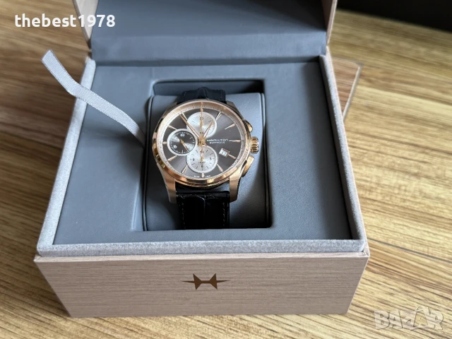 Hamilton JazzMaster Chronograph Automatic H32546781/ETA 7750 Valjoux/Гаранция, снимка 11 - Мъжки - 51420906