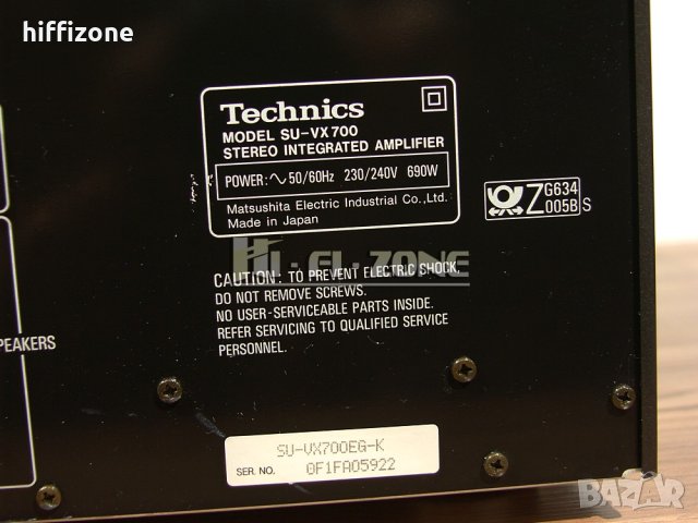 УСИЛВАТЕЛ  Technics su-vx700 /3 , снимка 9 - Ресийвъри, усилватели, смесителни пултове - 42805941