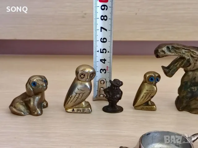 Колекционерски Лот Стари Бронзови Фигурки- Животни, снимка 8 - Колекции - 49746378