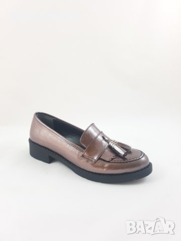 Дамски мокасини с пискюл, снимка 4 - Дамски ежедневни обувки - 31257174