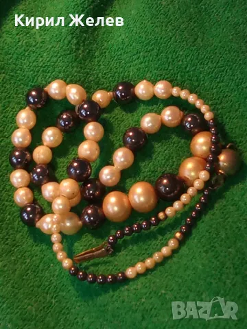 АРИСТОКРАТИЧНО СТАРО ПЕРЛЕНО КОЛИЕ ПОСРЕБРЕНО РЪЧНА МАЙСТОРСКА ИЗРАБОТКА 18021, снимка 14 - Антикварни и старинни предмети - 47315779